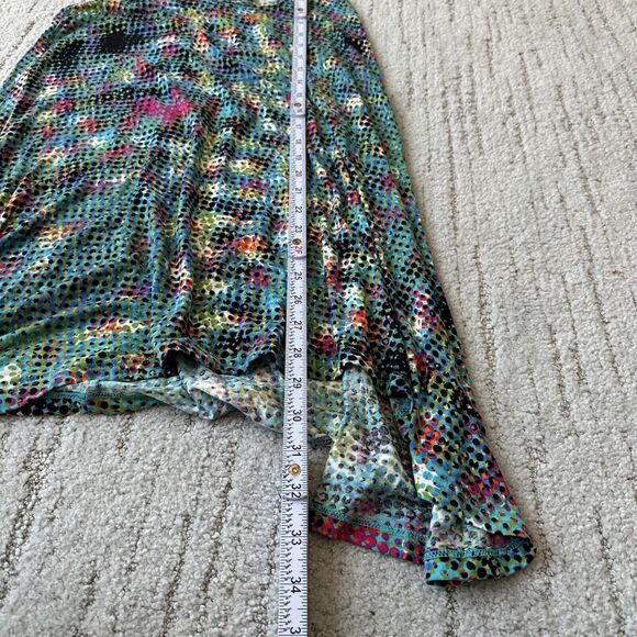 CAbi Racerback Hooked Tank Top Tunic Size XS Colorful Geometric Design Colorful - Picture 9 of 9